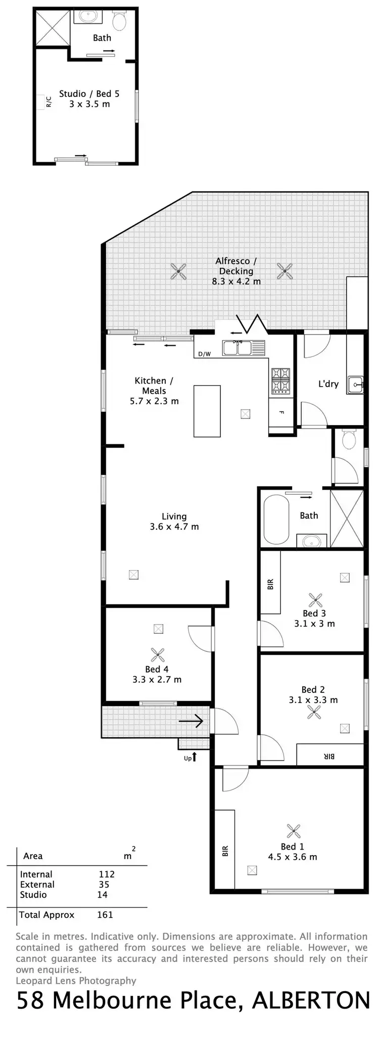 Floorplan of Homely house listing, 58 Melbourne Place, Alberton SA 5014