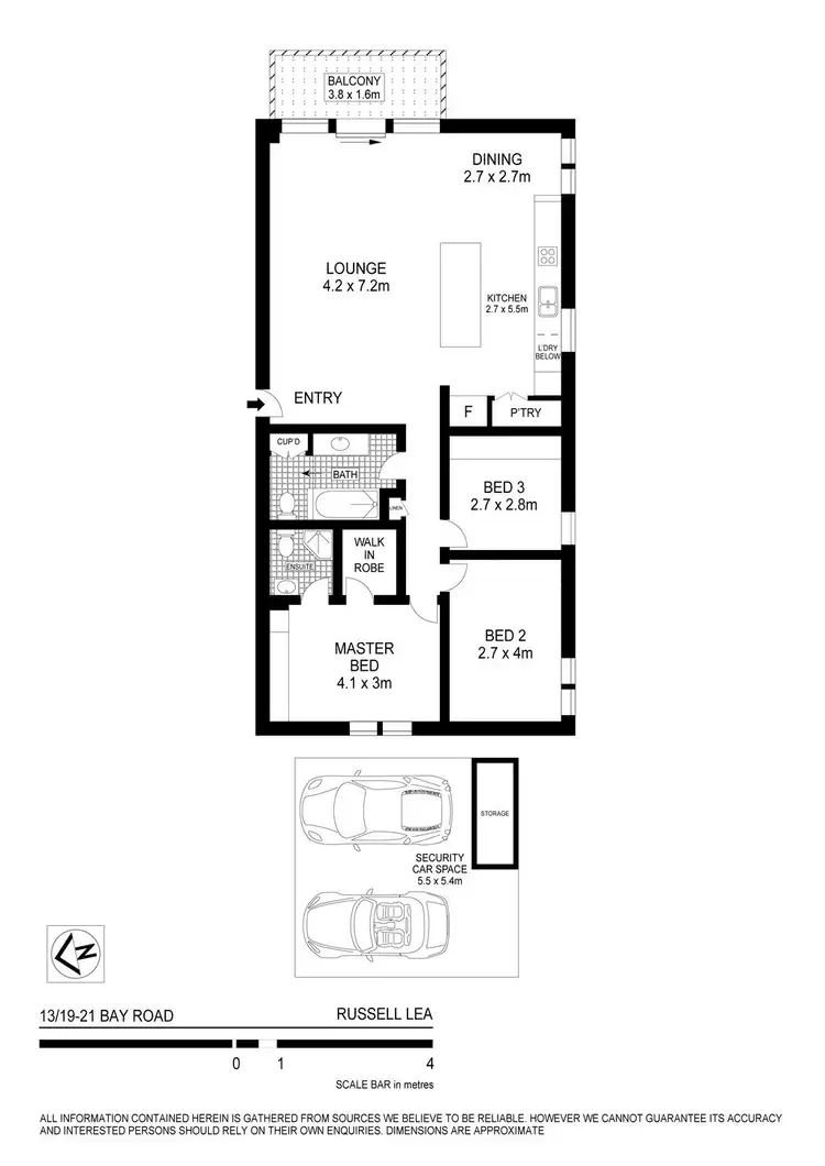Floorplan of Homely apartment listing, 13/19-21 Bay Road, Russell Lea NSW 2046