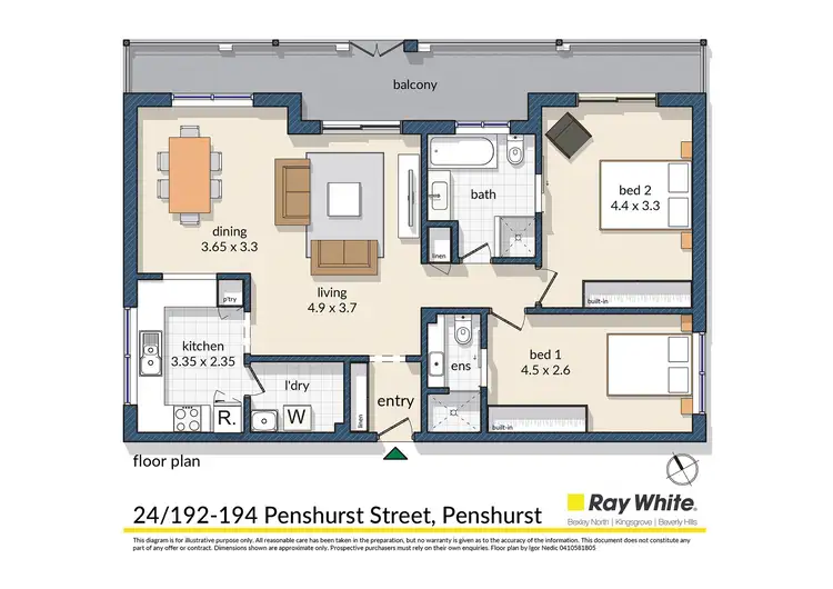 Floorplan of Homely retirement listing, 24/192 Penshurst Street, Penshurst NSW 2222