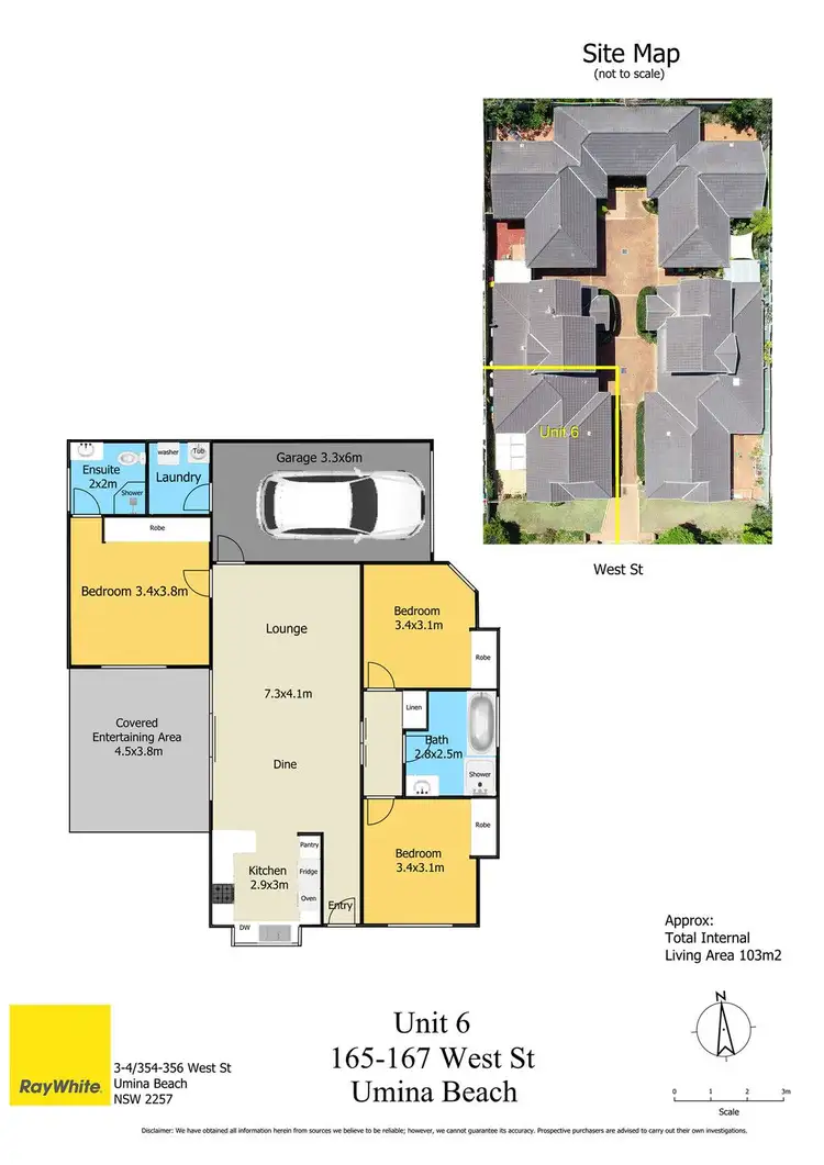Floorplan of Homely villa listing, 6/165-167 West Street, Umina Beach NSW 2257