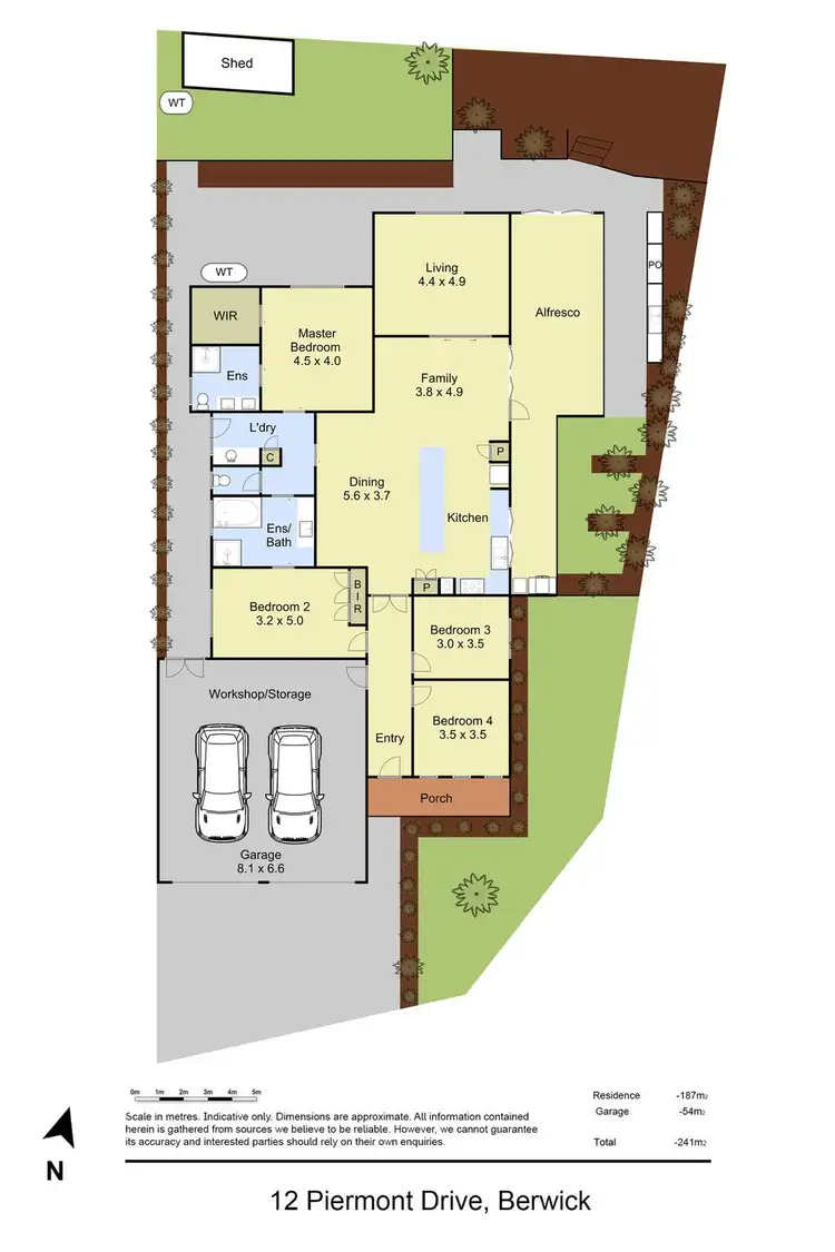 Floorplan of Homely house listing, 12 Piermont Drive, Berwick VIC 3806
