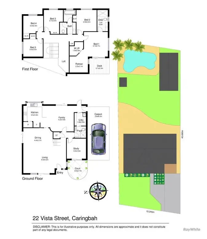 Floorplan of Homely house listing, 22 Vista Street, Caringbah NSW 2229