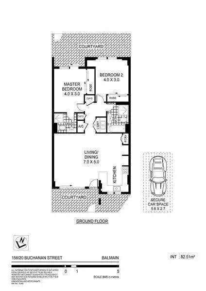 Floorplan of Homely apartment listing, 156/20 Buchanan Street, Balmain NSW 2041