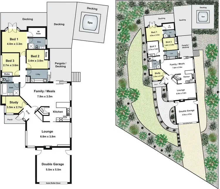 Floorplan of Homely house listing, 30 Marcia Avenue, Rye VIC 3941