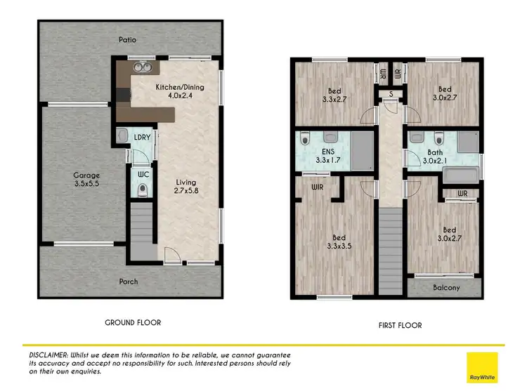 Floorplan of Homely townhouse listing, Lot 9/88 Reid Street, Werrington NSW 2747
