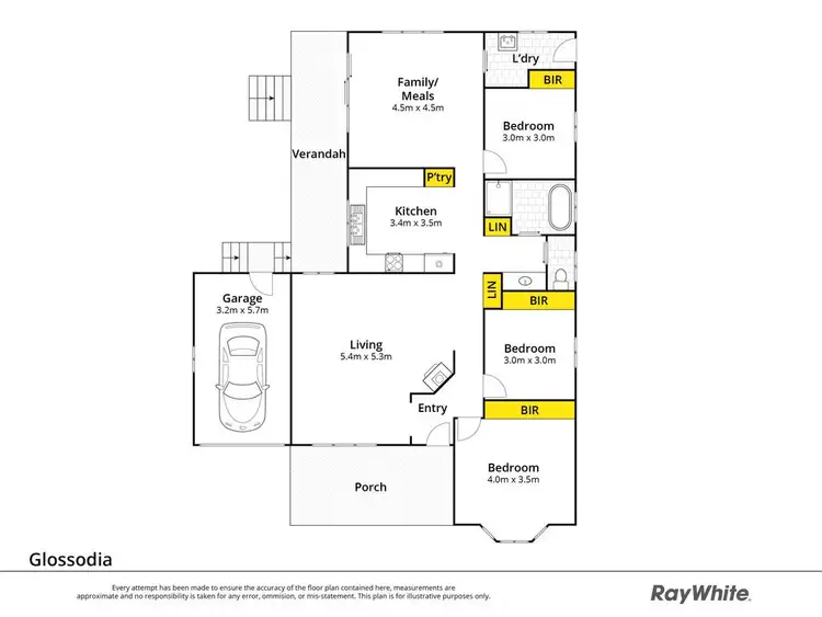 Floorplan of Homely house listing, 36 Chestnut Drive, Glossodia NSW 2756