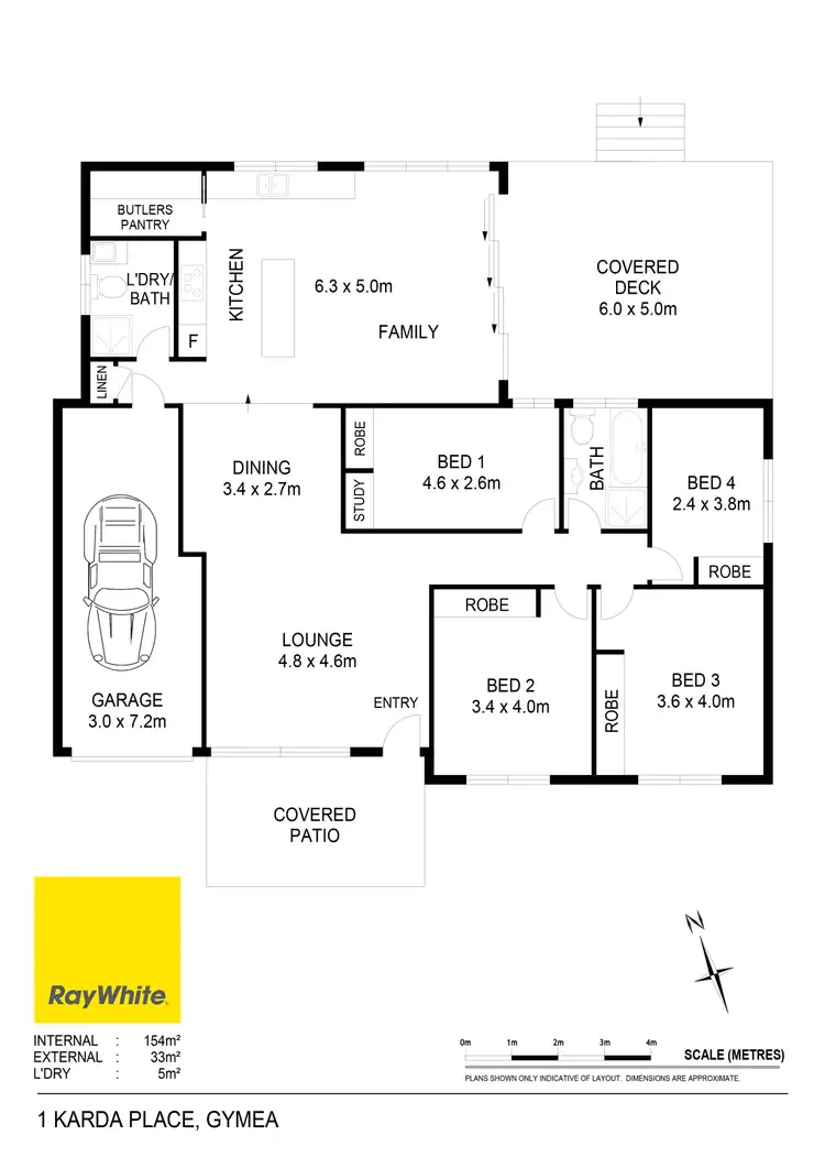 Floorplan of Homely house listing, 1 Karda Place, Gymea NSW 2227