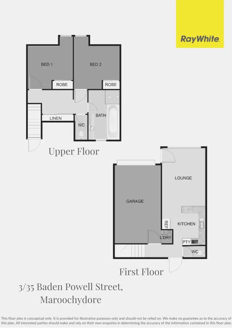 Floorplan of Homely townhouse listing, 3/35 Baden Powell Street, Maroochydore QLD 4558
