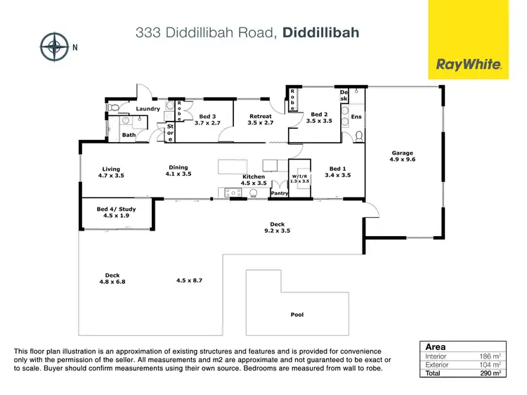Floorplan of Homely house listing, 331-333 Diddillibah Road, Diddillibah QLD 4559