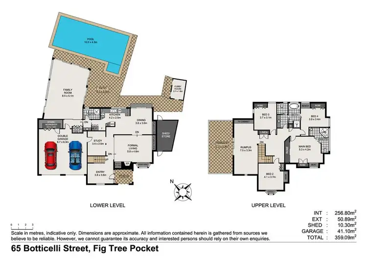 Floorplan of Homely house listing, 65 Botticelli Street, Fig Tree Pocket QLD 4069