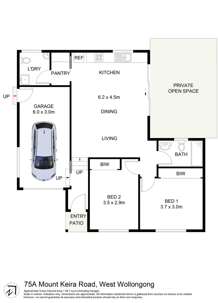 Floorplan of Homely house listing, 75A Mount Keira Road, West Wollongong NSW 2500