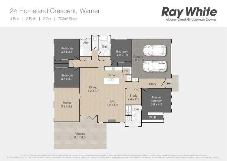 Floorplan of Homely house listing, 24 Homeland Crescent, Warner QLD 4500