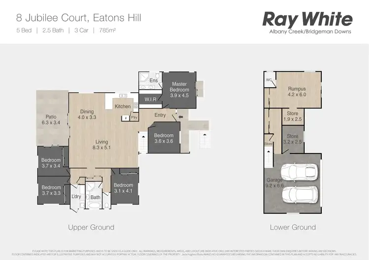 Floorplan of Homely house listing, 8 Jubilee Court, Eatons Hill QLD 4037