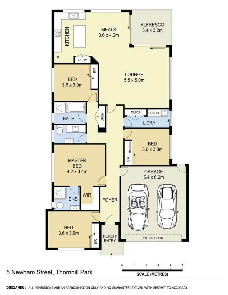 Floorplan of Homely house listing, 5 Newham Street, Thornhill Park VIC 3335