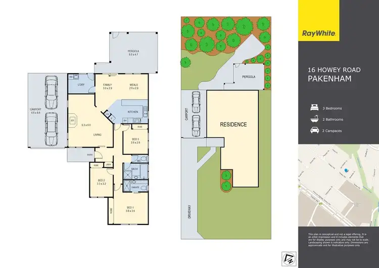 Floorplan of Homely house listing, 16 Howey Road, Pakenham VIC 3810
