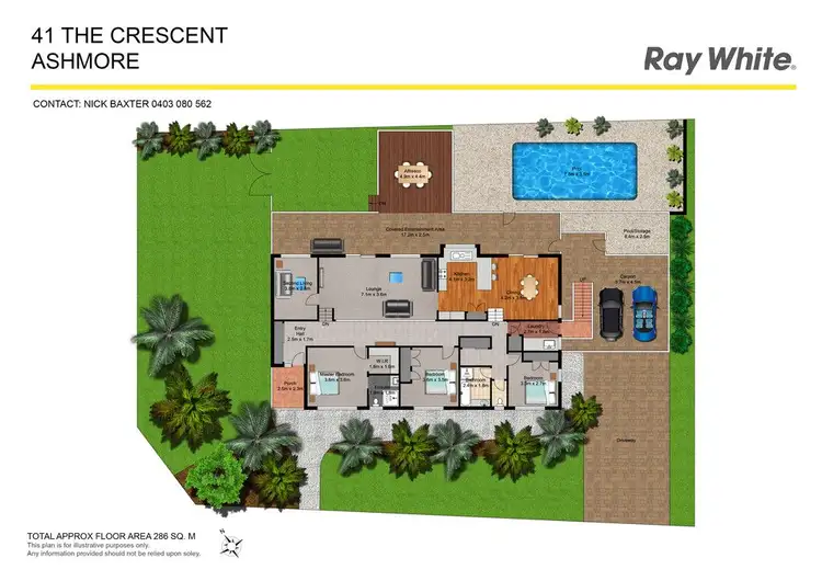 Floorplan of Homely house listing, 41 The Crescent, Ashmore QLD 4214