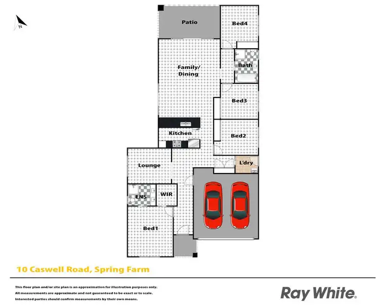 Floorplan of Homely house listing, 10 Caswell Street, Spring Farm NSW 2570