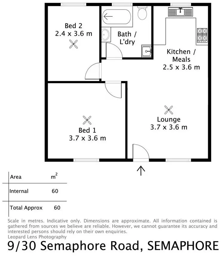 Floorplan of Homely unit listing, 9/30 Semaphore Road, Semaphore SA 5019