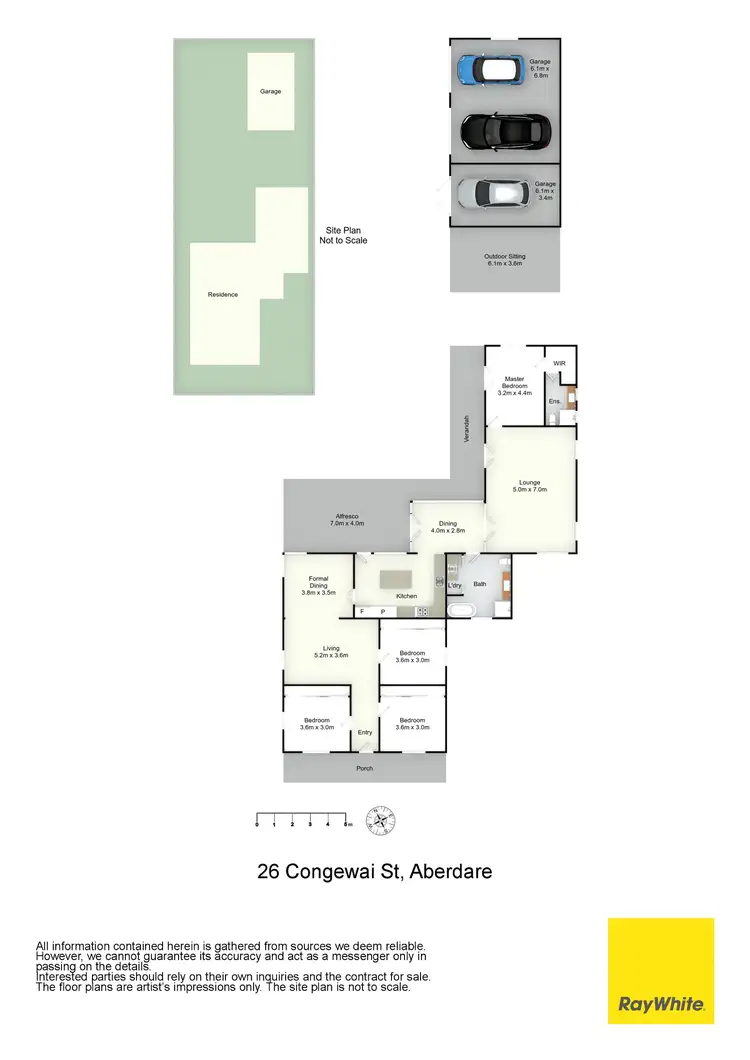 Floorplan of Homely house listing, 26 Congewai Street, Cessnock NSW 2325
