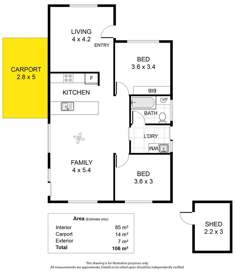Floorplan of Homely house listing, 15 Glenhelen Road, Morphett Vale SA 5162