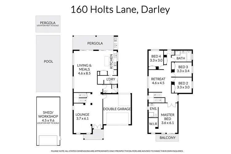 Floorplan of Homely house listing, 160 Holts Lane, Darley VIC 3340
