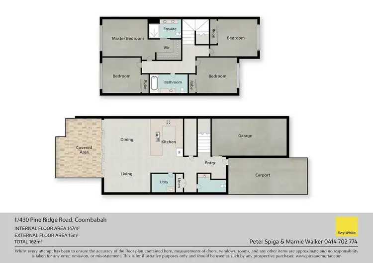 Floorplan of Homely townhouse listing, 1/430-432 Pine Ridge Road, Coombabah QLD 4216