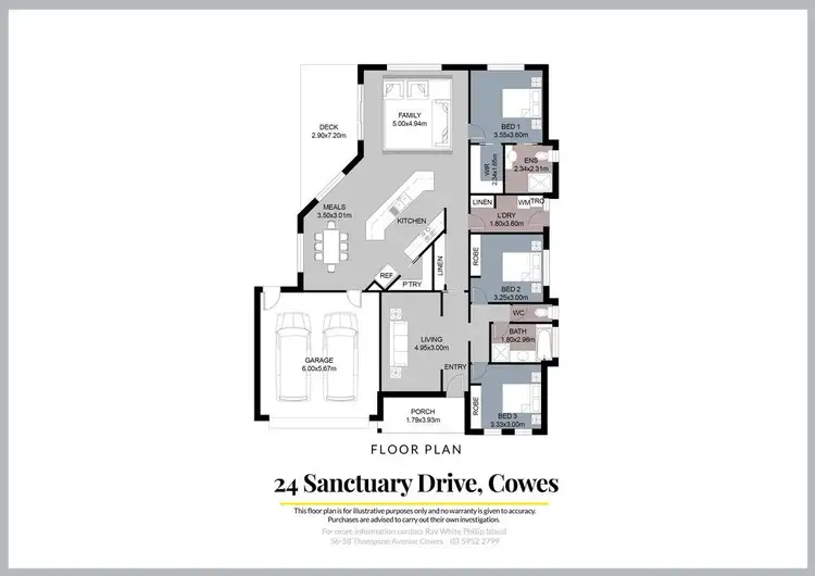 Floorplan of Homely house listing, 24 Sanctuary Drive, Cowes VIC 3922