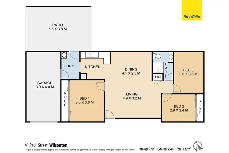Floorplan of Homely house listing, 41 Paull Street, Wilsonton QLD 4350