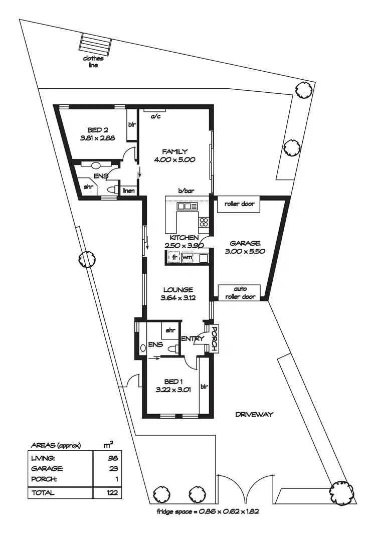 Floorplan of Homely house listing, 9A Wingate Street, Greenacres SA 5086