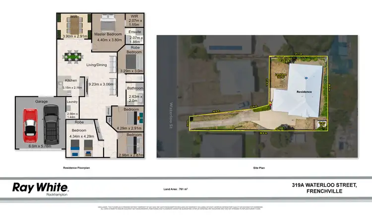Floorplan of Homely house listing, 319a Waterloo Street, Frenchville QLD 4701