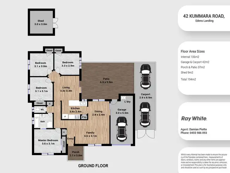 Floorplan of Homely house listing, 42 Kummara Road, Edens Landing QLD 4207