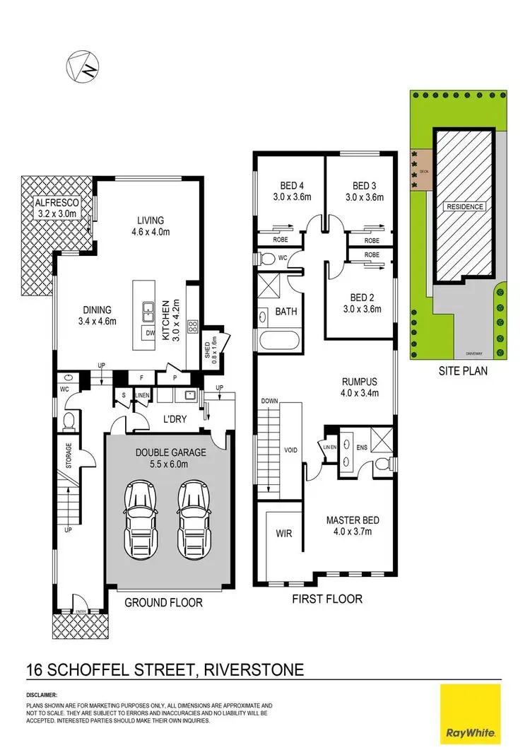 Floorplan of Homely house listing, 16 Schoffel Street, Grantham Farm, Riverstone NSW 2765