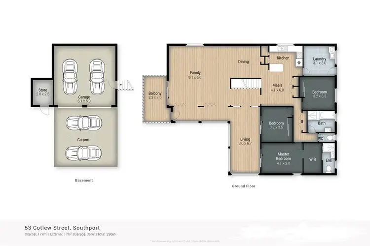 Floorplan of Homely house listing, 53 Cotlew Street, Southport QLD 4215
