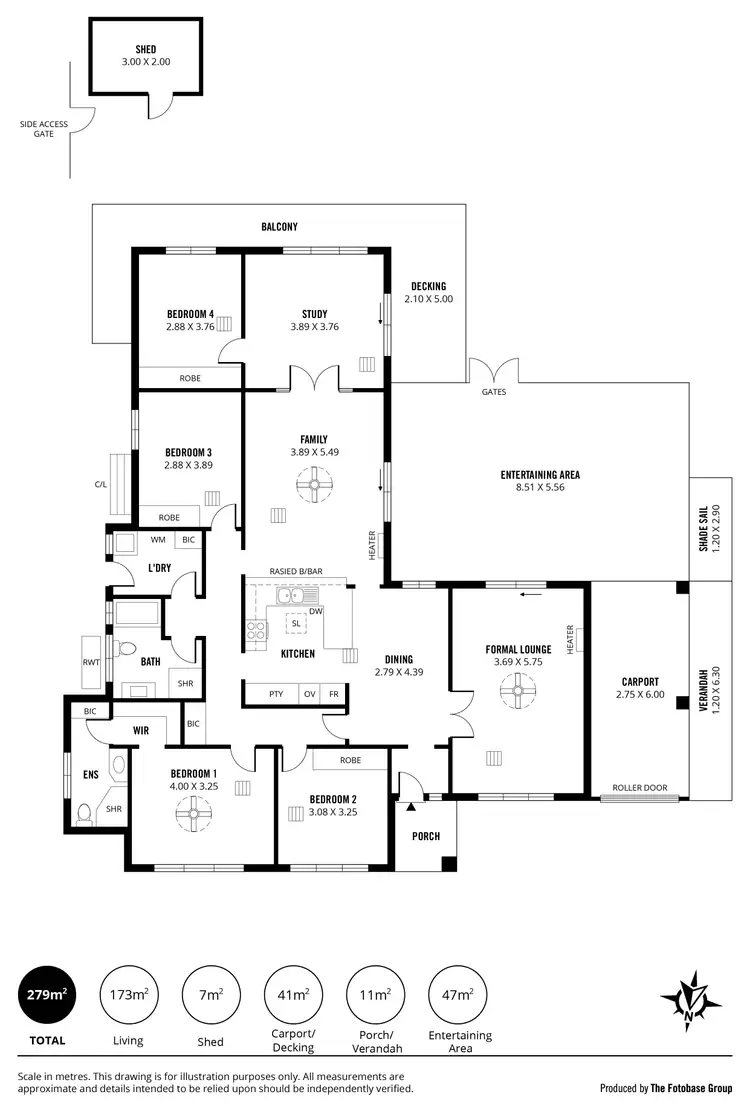 Floorplan of Homely house listing, 205 Perry Barr Road, Hallett Cove SA 5158
