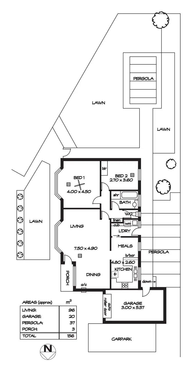 Floorplan of Homely house listing, 3/31 Warwick Street, Enfield SA 5085