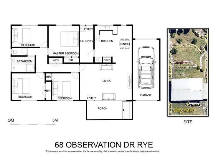 Floorplan of Homely house listing, 68 Observation Drive, Rye VIC 3941