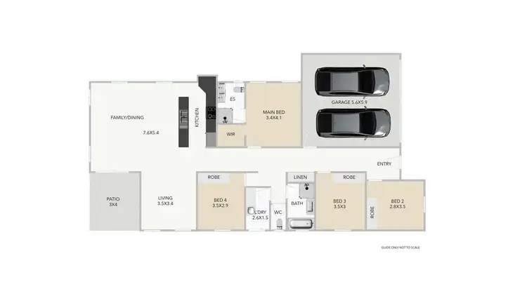 Floorplan of Homely house listing, 148 Conte Circuit, Augustine Heights QLD 4300