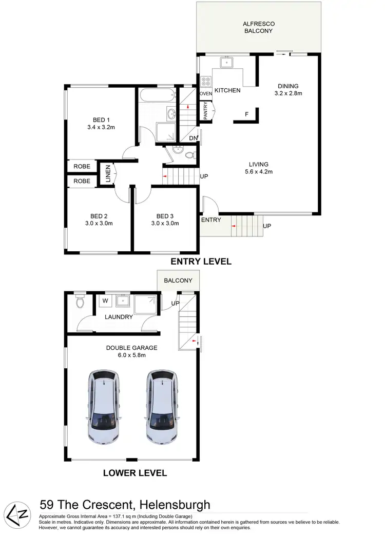 Floorplan of Homely house listing, 59 The Crescent, Helensburgh NSW 2508