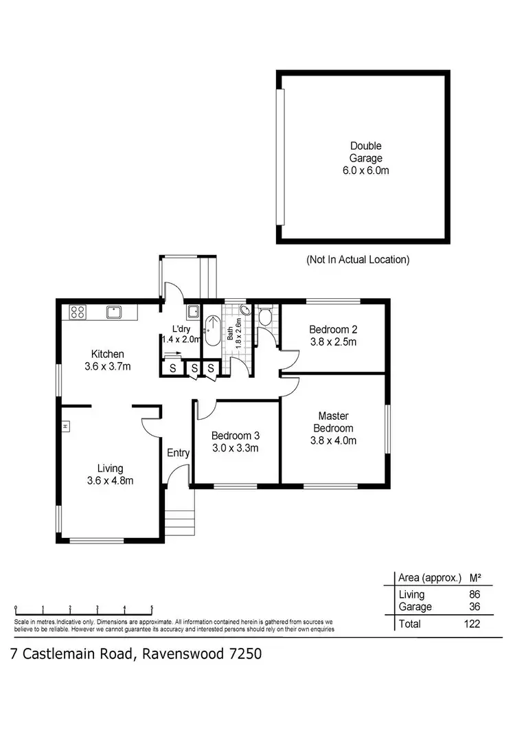 Floorplan of Homely house listing, 7 Castlemain Road, Ravenswood TAS 7250
