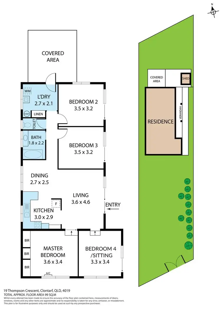 Floorplan of Homely house listing, 19 Thompson Crescent, Clontarf QLD 4019