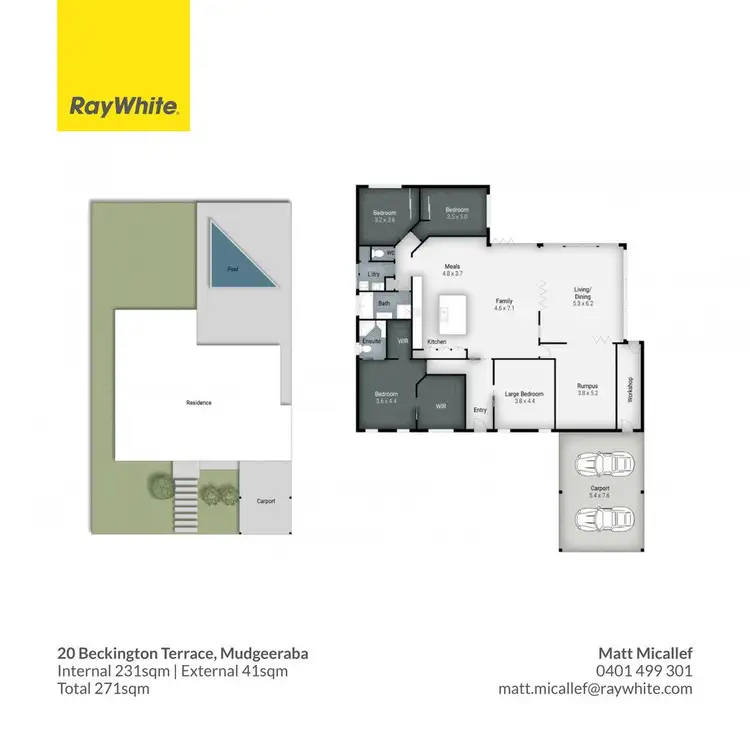 Floorplan of Homely house listing, 20 Beckington Terrace, Mudgeeraba QLD 4213
