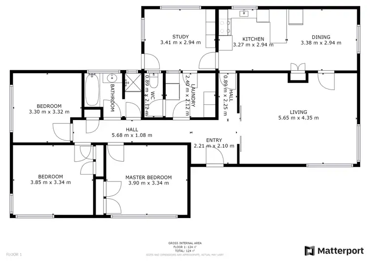 Floorplan of Homely house listing, 45 Burton Street, Swan Hill VIC 3585