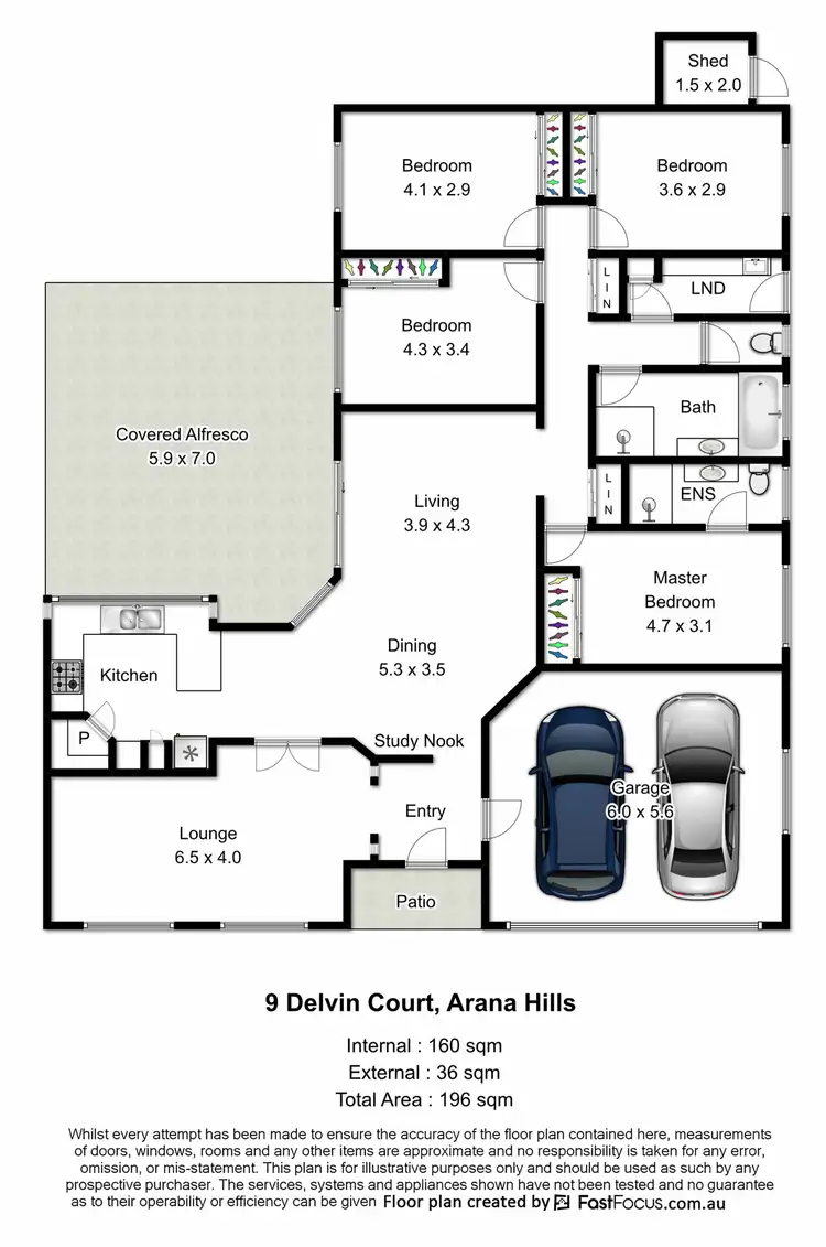 Floorplan of Homely house listing, 9 Delvin Court, Arana Hills QLD 4054