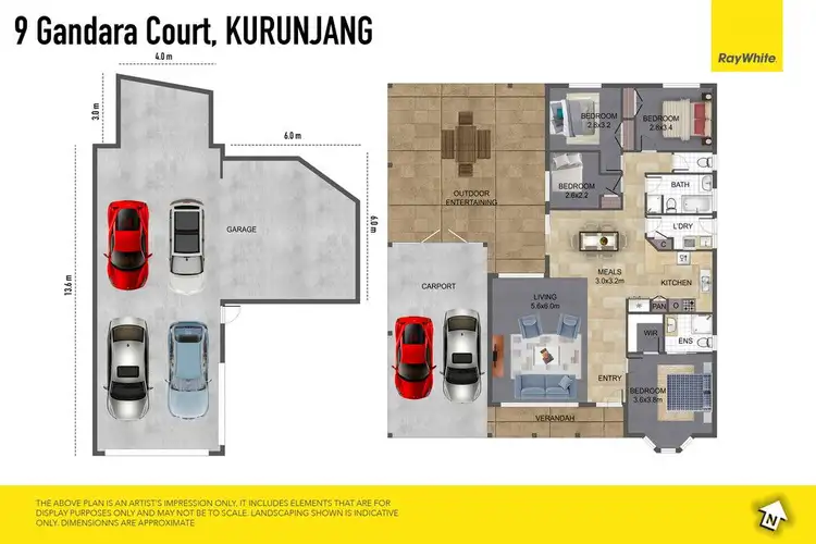 Floorplan of Homely house listing, 9 Gandara Court, Kurunjang VIC 3337