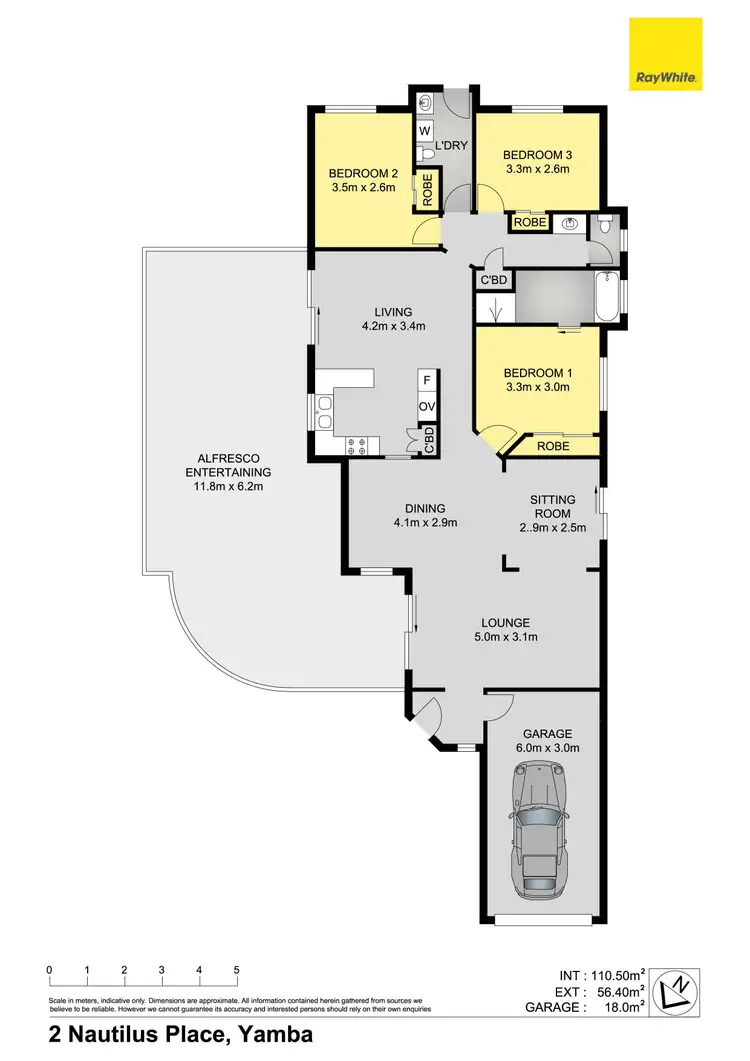 Floorplan of Homely house listing, 2 Nautilus Place, Yamba NSW 2464