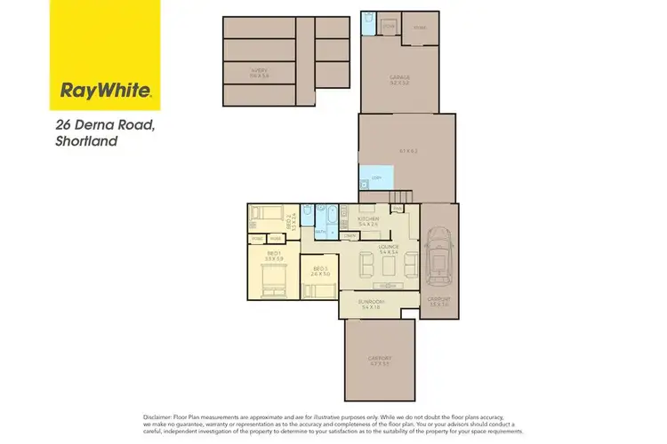 Floorplan of Homely house listing, 26 Derna Road, Shortland NSW 2307