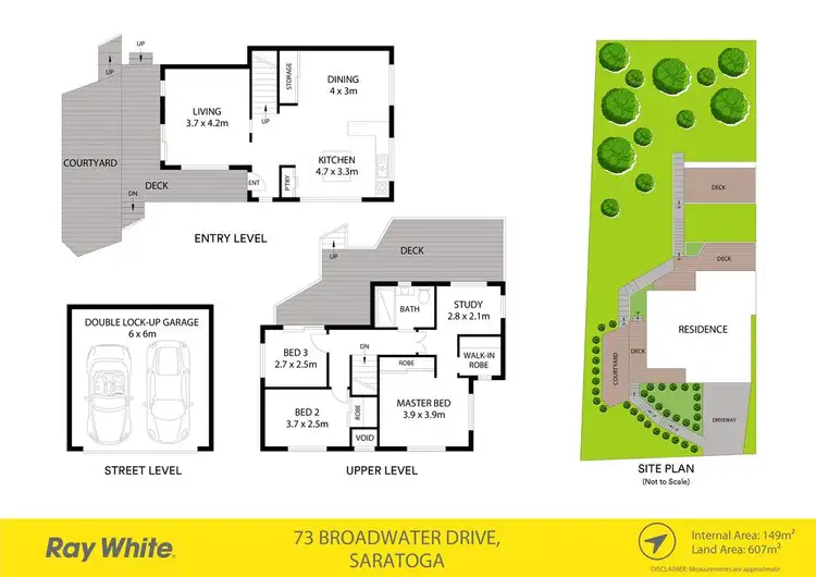 Floorplan of Homely house listing, 73 Broadwater Drive, Saratoga NSW 2251