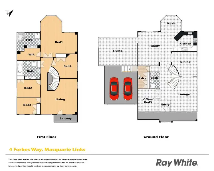 Floorplan of Homely house listing, 4 Forbes Way, Macquarie Links NSW 2565