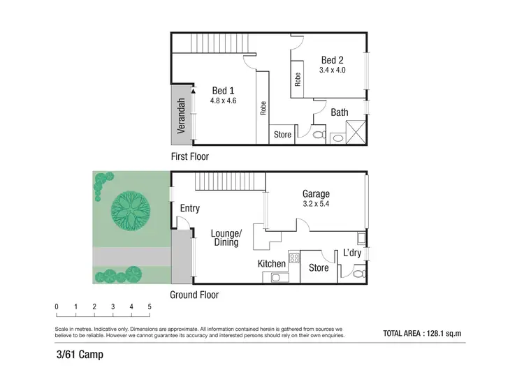 Floorplan of Homely unit listing, 3/61 (UNIT) Camp Street, Mundingburra QLD 4812