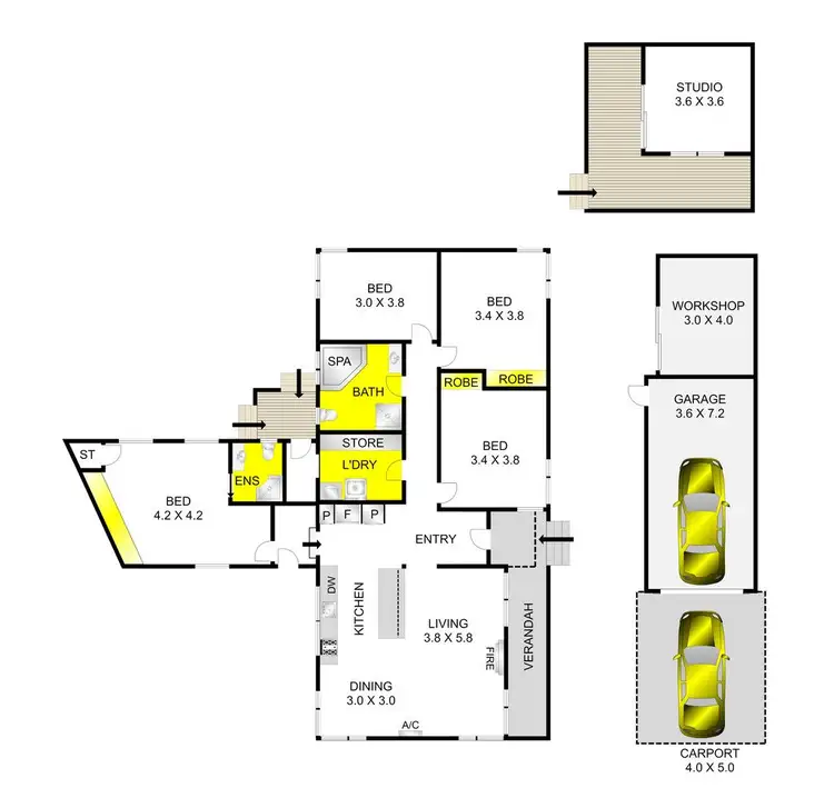 Floorplan of Homely house listing, 9 Lime Crescent, Lara VIC 3212